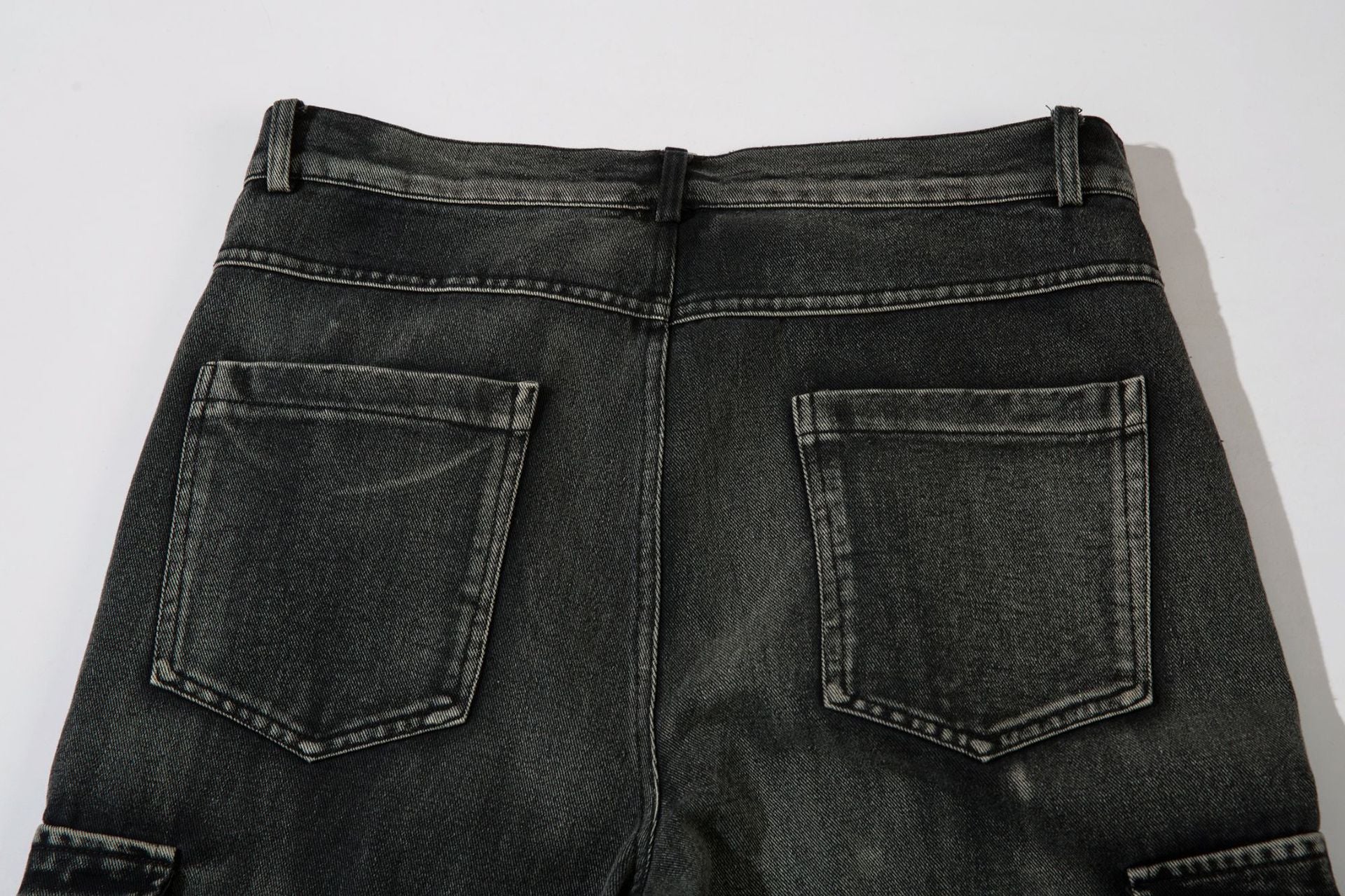 Barbed Baggy Embroidery Cargo Pants , - Streetwear - Slick Street