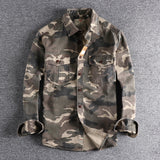 Camo Long Sleeve Shirt Classic Camo, XS - Streetwear Shirt - Slick Street