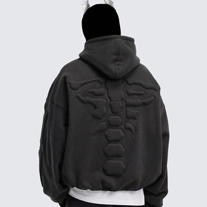 Skeleton 'Underworld' 3D Hoodie , - Streetwear Hoodie - Slick Street