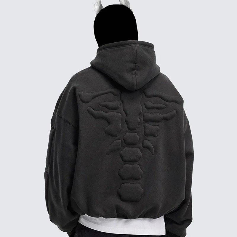 Skeleton 'Underworld' 3D Hoodie , - Streetwear Hoodie - Slick Street