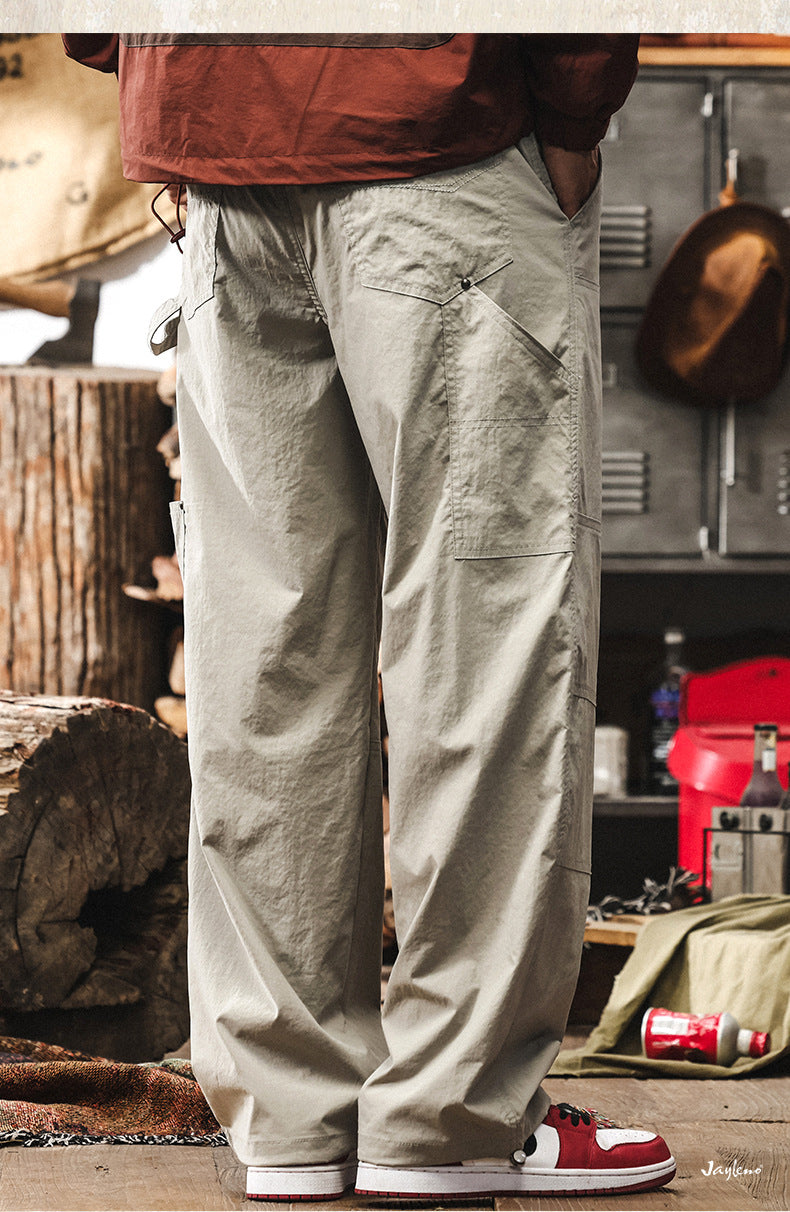 Nylon Carpenter Pants , - Streetwear Pants - Slick Street