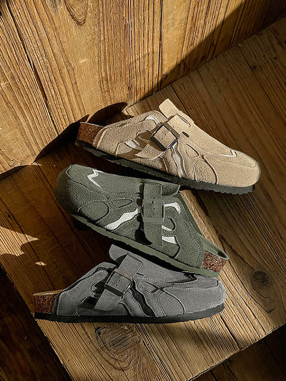Oasis Suede Clogs , - Streetwear Shoes - Slick Street