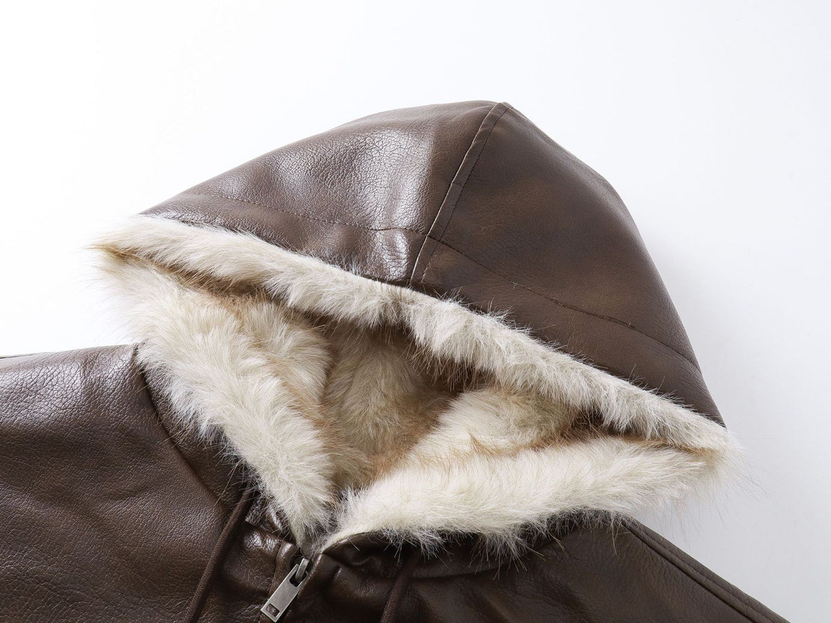 Bastian Fur Trim Jacket , - Streetwear Jacket - Slick Street