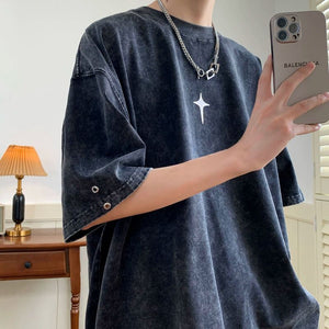 Vintage Washed Heavyweight T-Shirt , - Streetwear T-Shirts - Slick Street