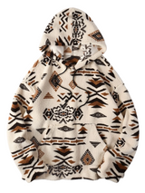 Aztec Sherpa Hoodie