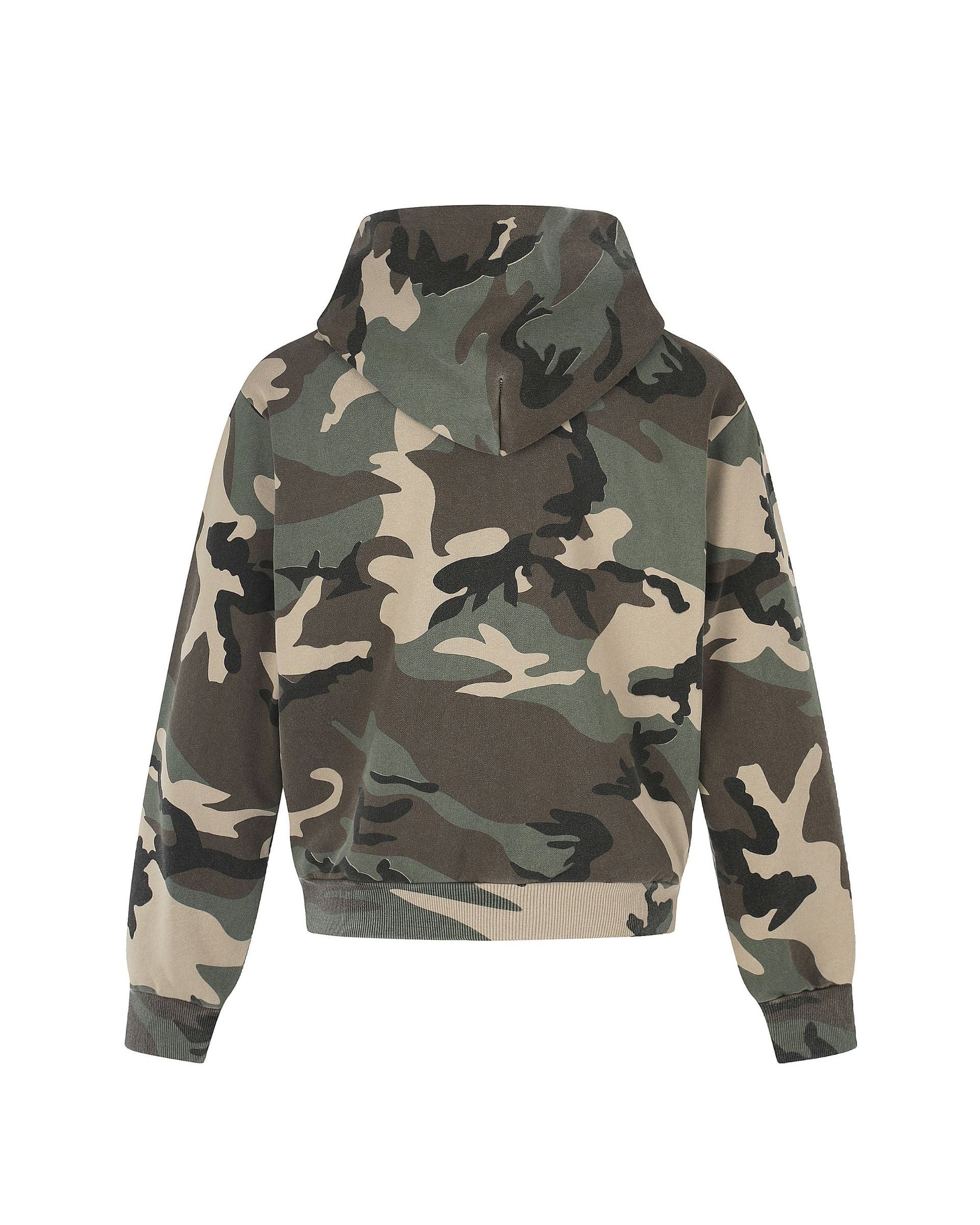 Mako Camo Zip Hoodie , - Streetwear Hoodie - Slick Street