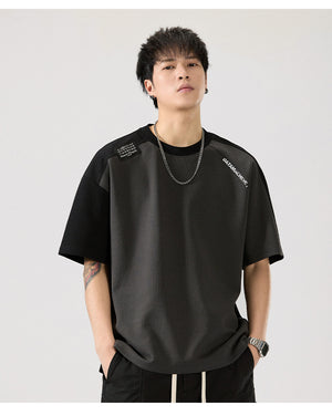 Colorblock Casual T-Shirt , - Streetwear T-Shirt - Slick Street