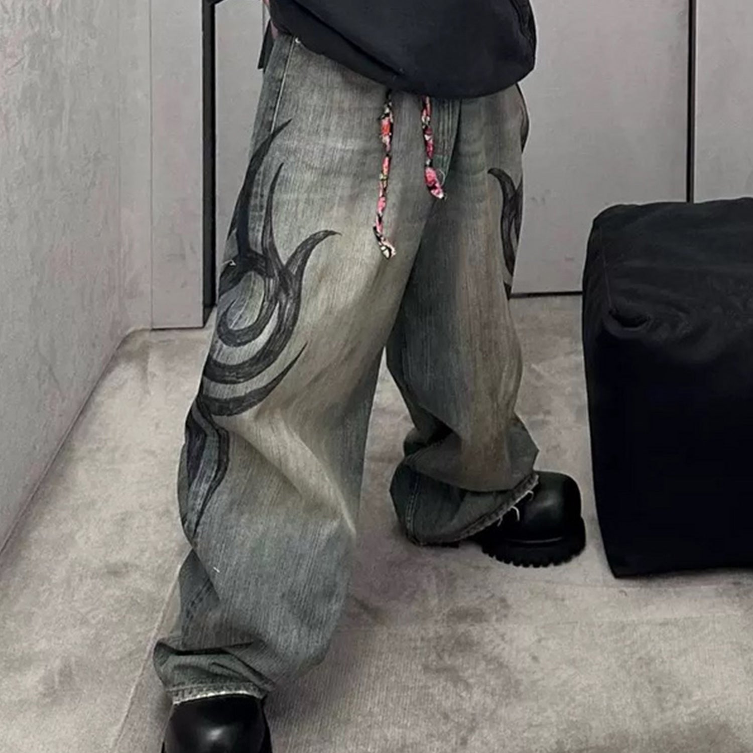 Chaos Baggy Jeans , - Streetwear Jeans - Slick Street