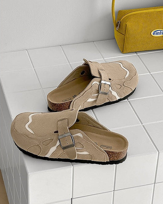 Oasis Suede Clogs , - Streetwear Shoes - Slick Street
