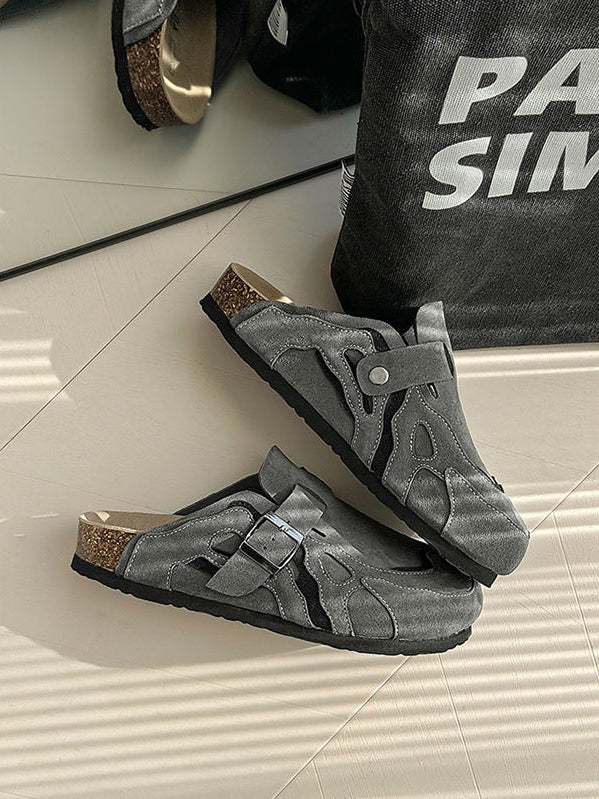 Oasis Suede Clogs , - Streetwear Shoes - Slick Street