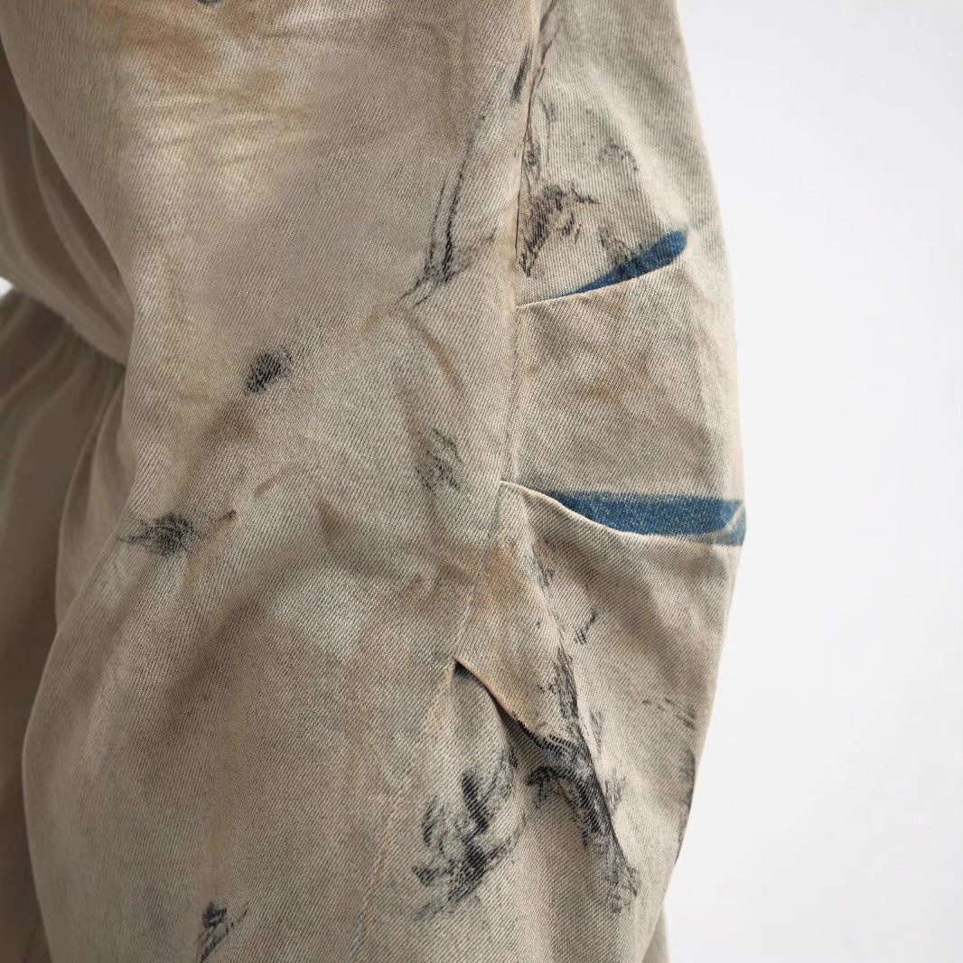 Wasteland Dirty Wash Jeans , - Streetwear Jeans - Slick Street