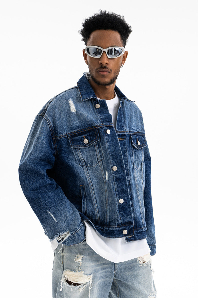 Kairo Denim Jacket , - Streetwear Jacket - Slick Street