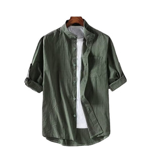 Maca Summer Linen Shirt , - Streetwear Shirt - Slick Street