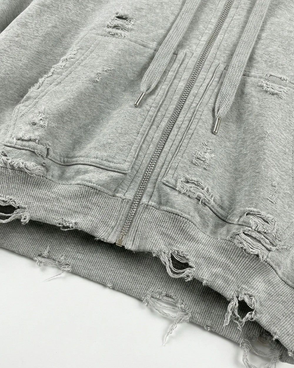 Ghost Distressed Hoodie , - Streetwear Hoodie - Slick Street