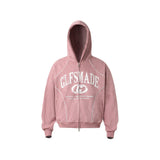 Retro Suede Zip Hoodie , - Streetwear Hoodie - Slick Street