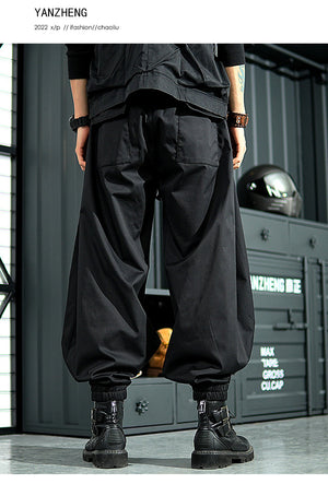 Japanese Dark Lantern Pants , - Streetwear Pants - Slick Street