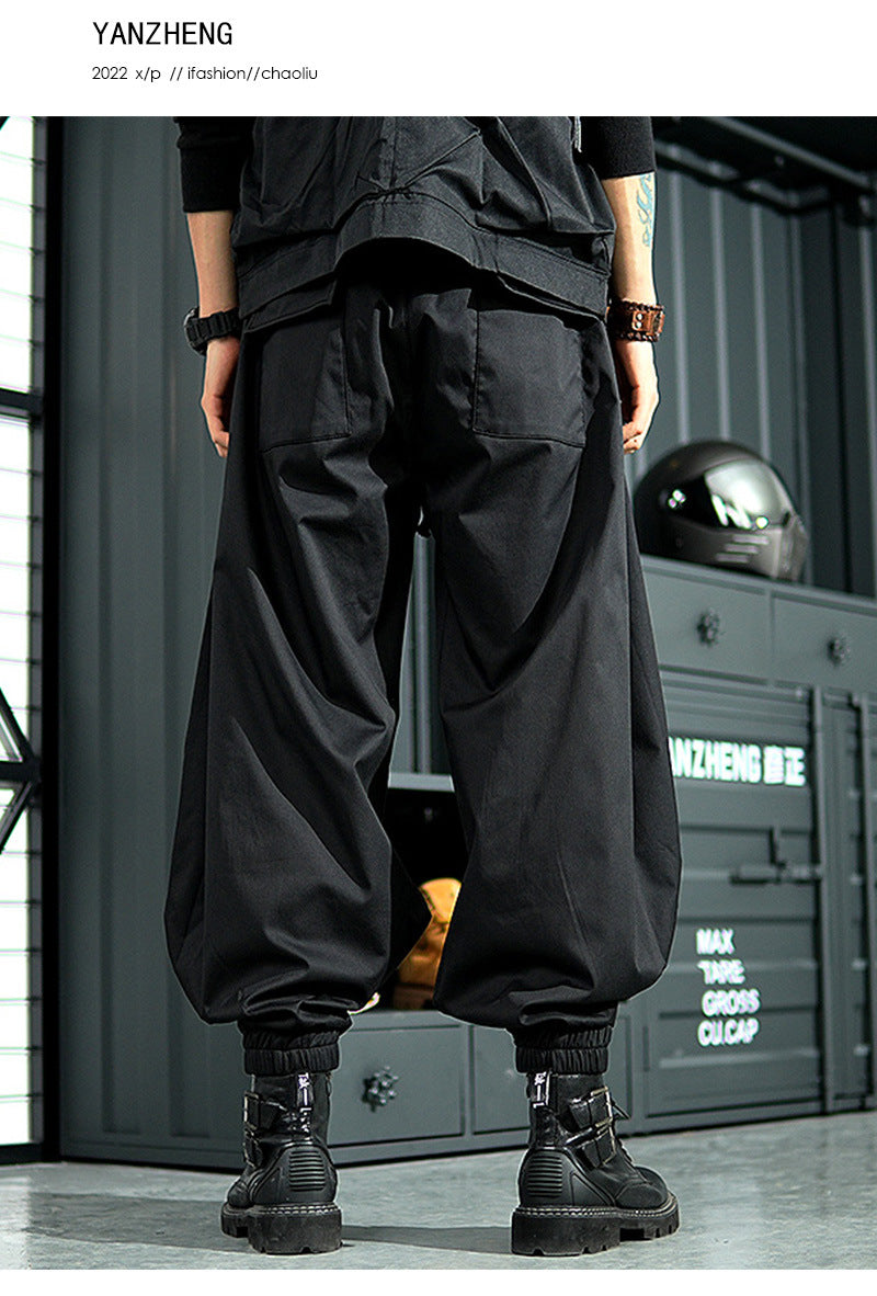 Japanese Dark Lantern Pants , - Streetwear Pants - Slick Street