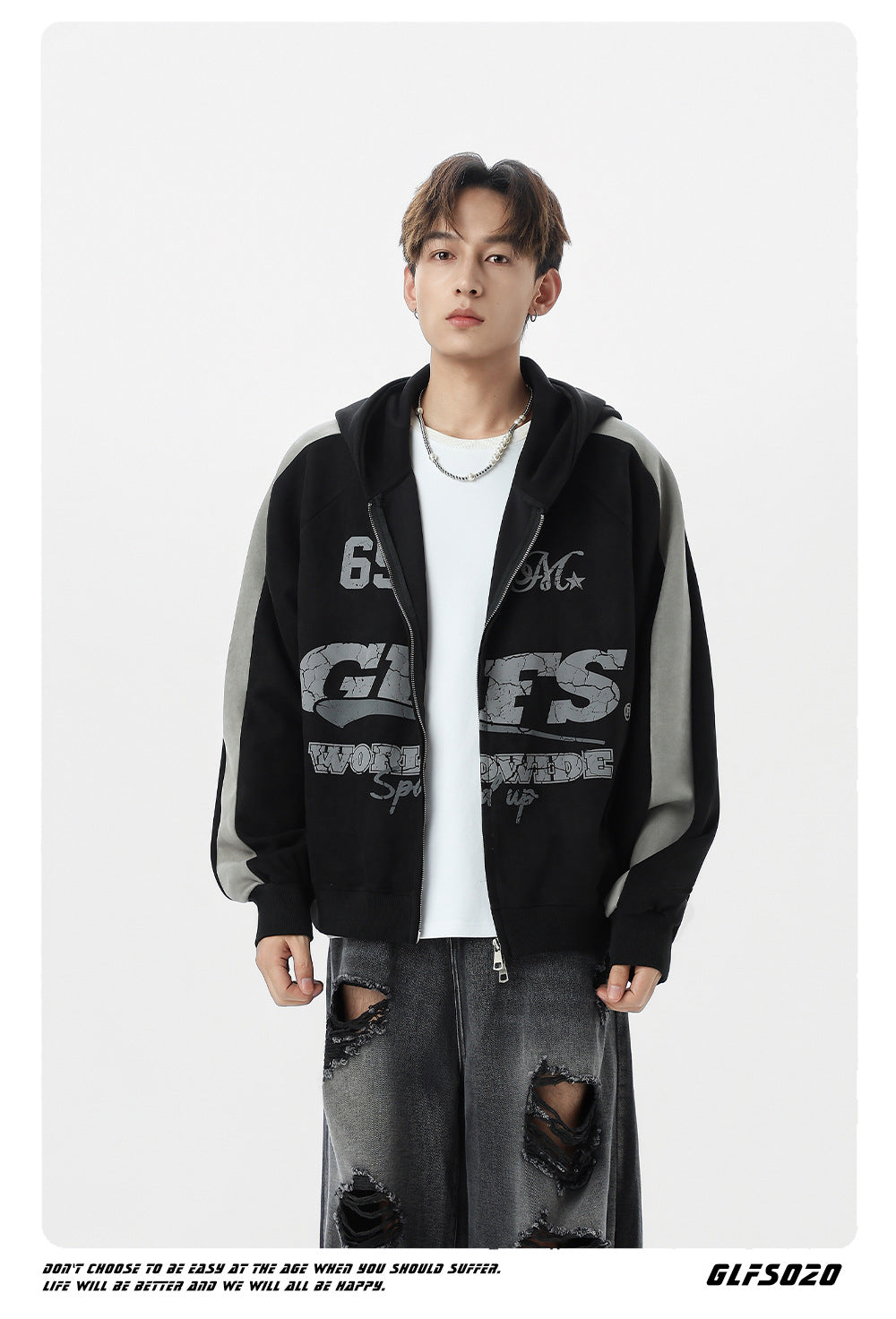 Velocity 69 Zip Hoodie , - Streetwear Hoodie - Slick Street