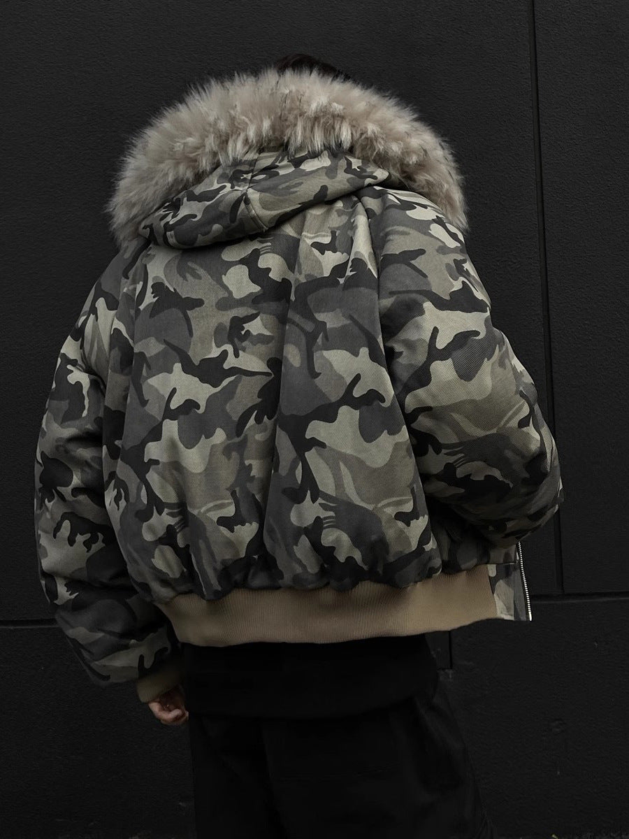 Rell Camo Boxy Jacket , - Streetwear Jacket - Slick Street