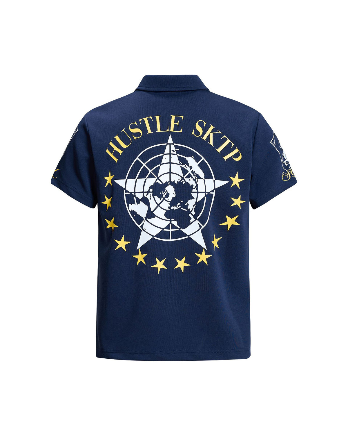 Hustle Jersey Polo , - Streetwear T-Shirt - Slick Street