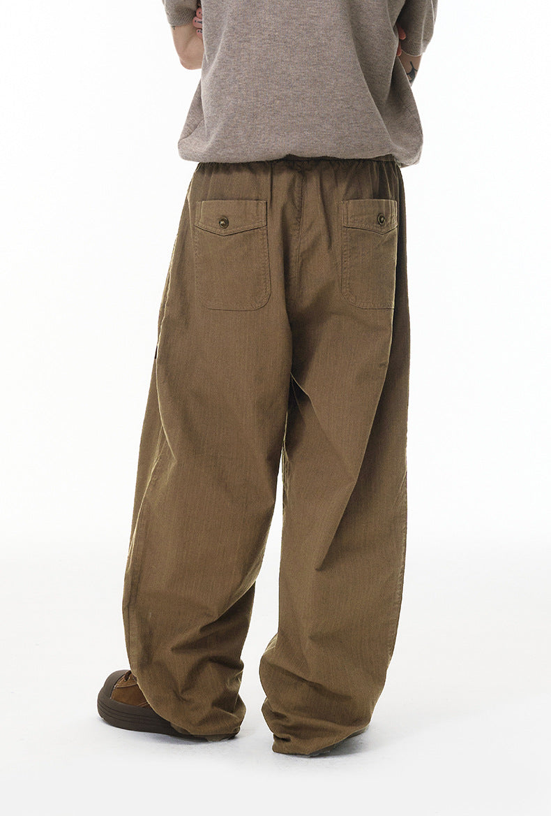 Linen Wide Leg Pants , - Streetwear Pants - Slick Street