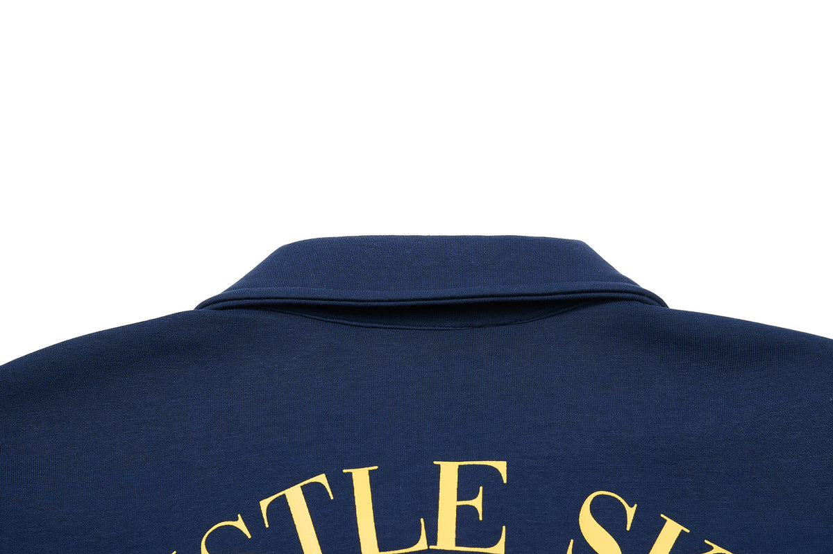 Hustle Jersey Polo , - Streetwear T-Shirt - Slick Street
