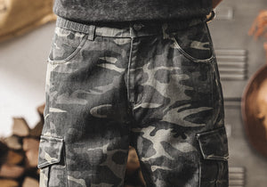 Retro Cargo Camo Pants , - Streetwear Cargo Pants - Slick Street