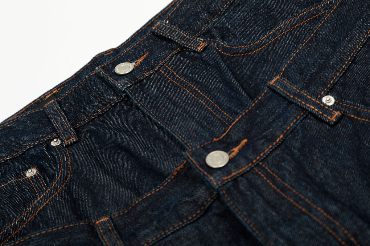 Double Waist Carpenter Jeans , - Streetwear Jeans - Slick Street