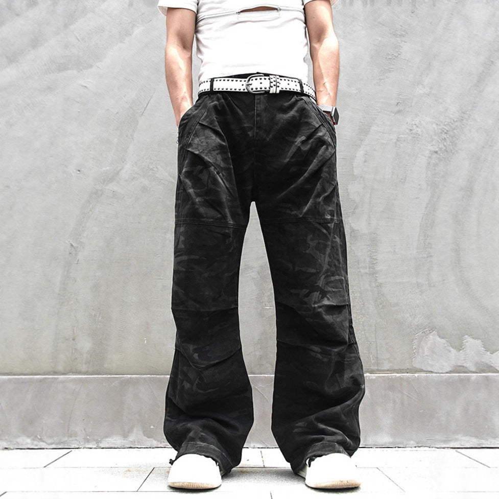 Red Stripe Washed Jeans , - Streetwear Jeans - Slick Street