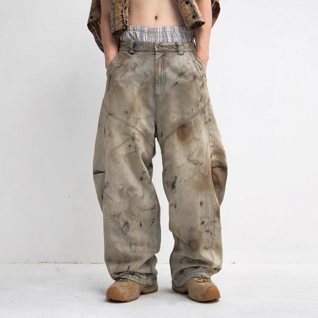 Wasteland Dirty Wash Jeans , - Streetwear Jeans - Slick Street