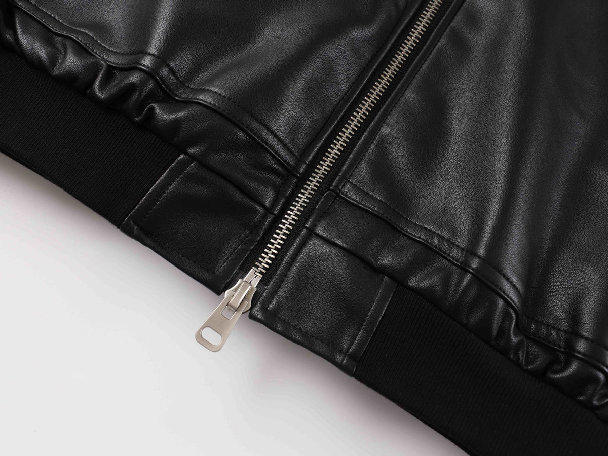 Galen Faux Leather Jacket
