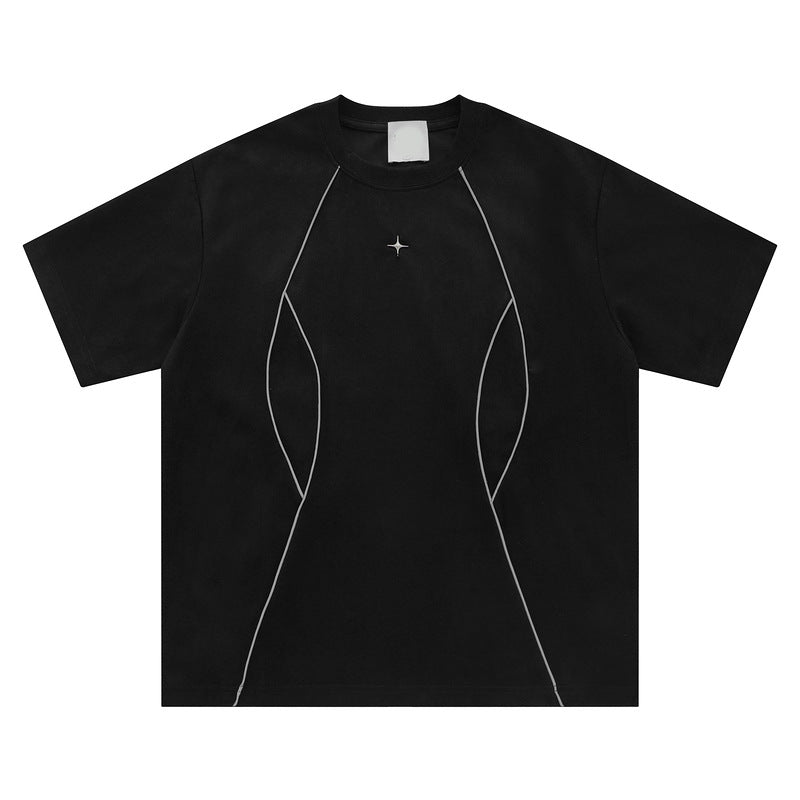 Minimalist Urban T-Shirt Black, XS - Streetwear T-Shirt - Slick Street
