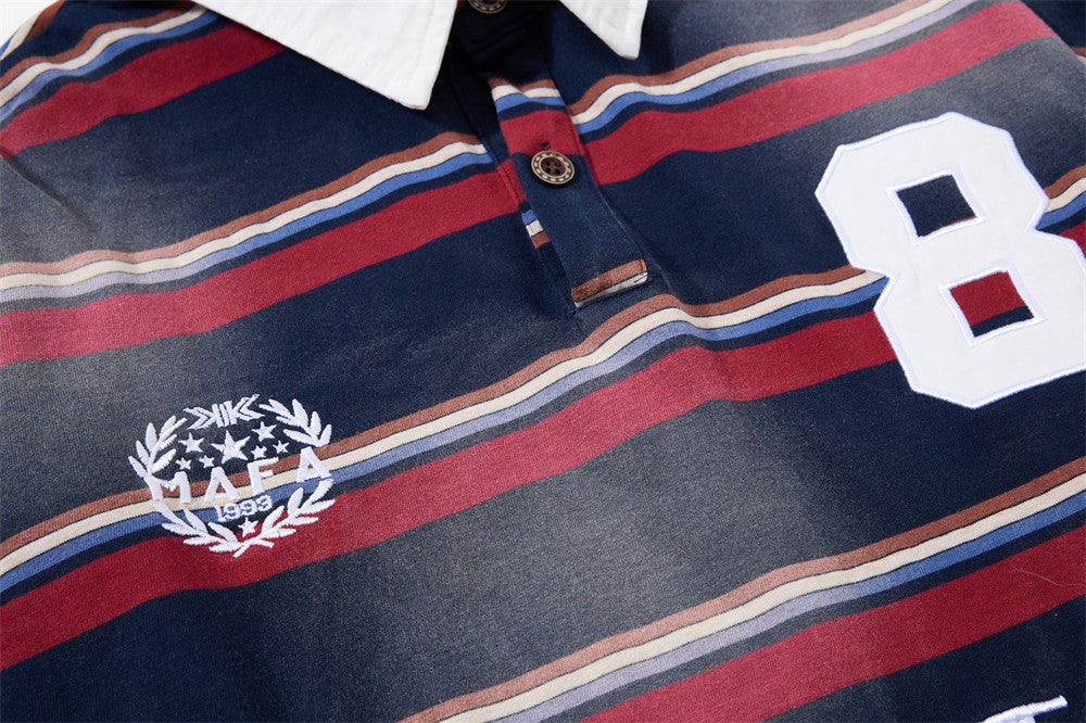 ARTI Number 8 Long Sleeve Polo