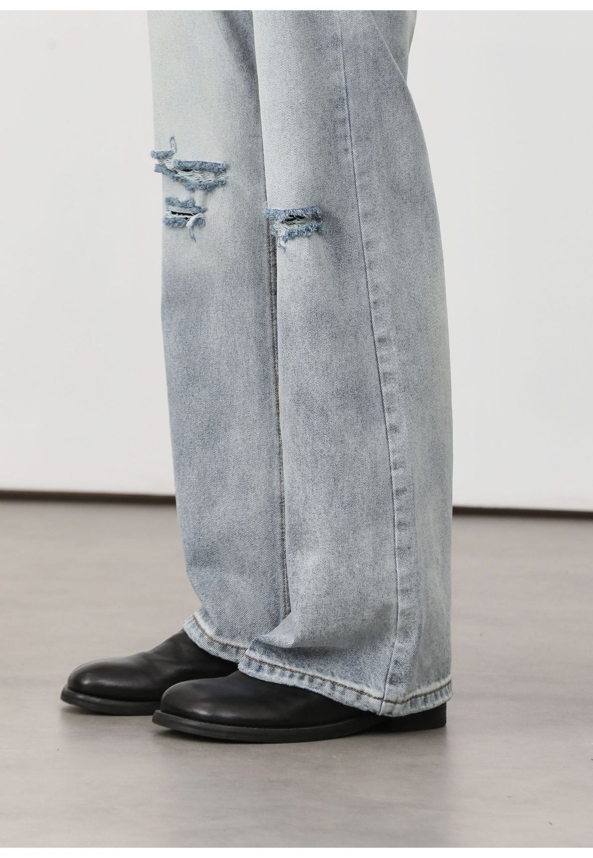 Distressed Flare Jeans , - Streetwear Jeans - Slick Street