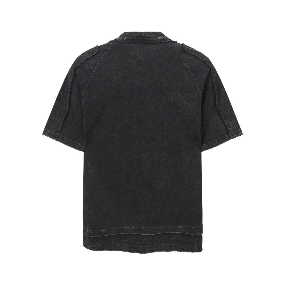 Washed Retro Heavy Cotton Tee , - Streetwear T-Shirt - Slick Street