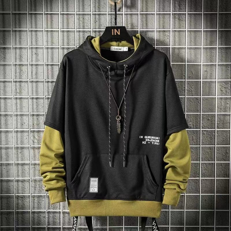 GV Classic Hoodie Army Green, S - Streetwear Hoodie - Slick Street