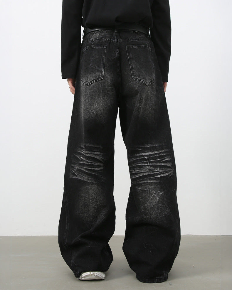 Sicro Washed Black Jeans