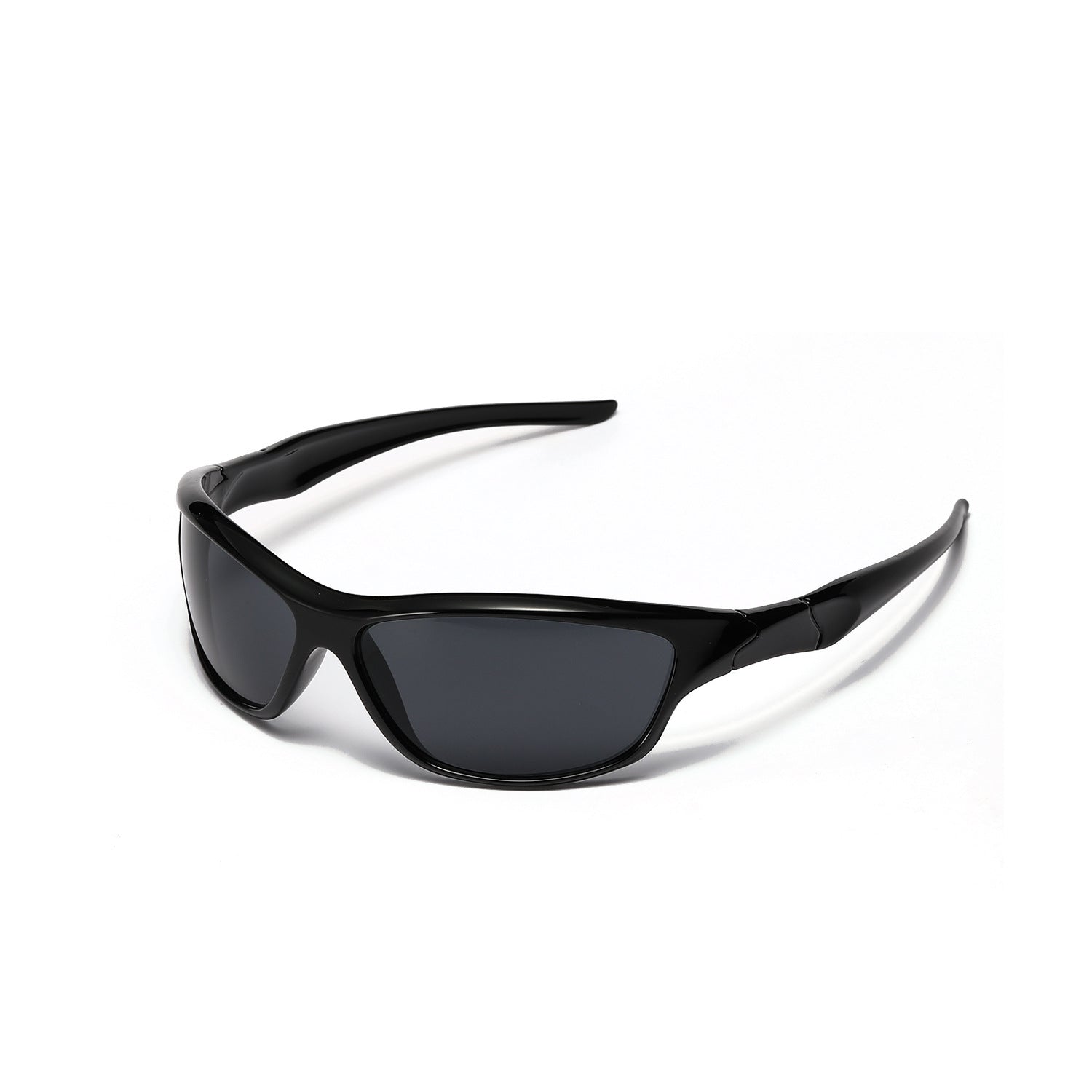 Cyber Y2K Retrofuturistic Sunglasses Glossy Black, - Streetwear Accessories - Slick Street