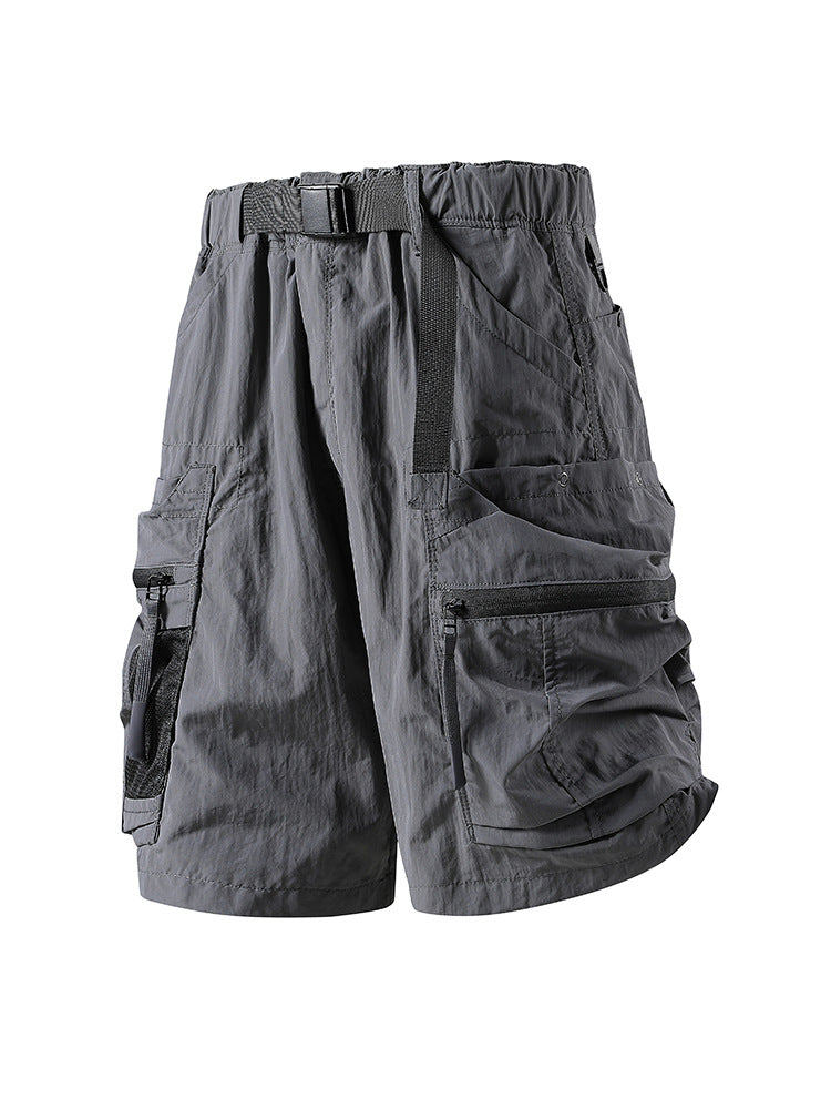 Recon Utility Shorts Grey, XS - Streetwear Shorts - Slick Street