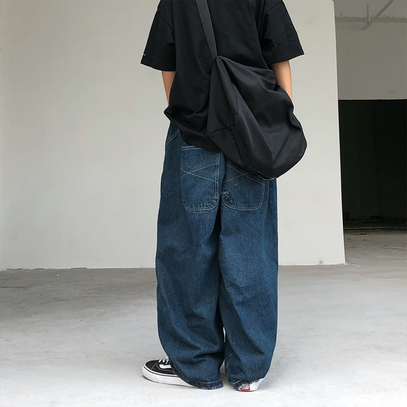 Vintage VA1 Oversized Denim Jeans , - Streetwear Jeans - Slick Street