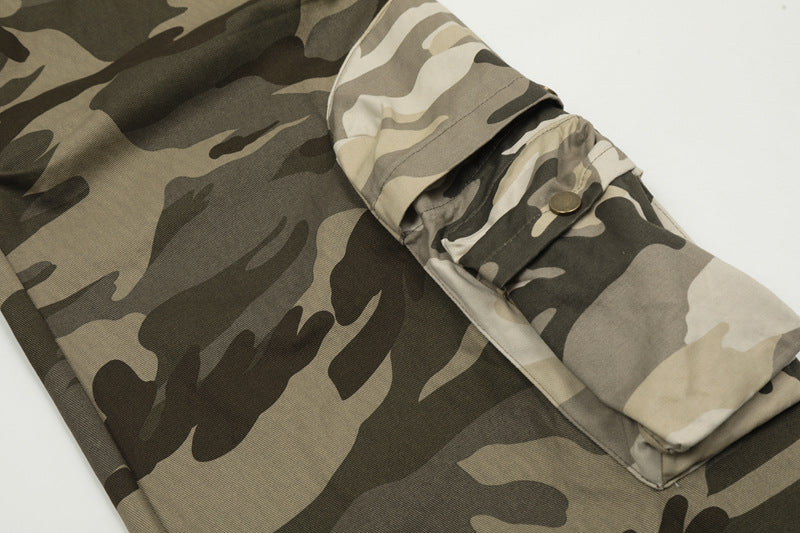 Haze Camo Cargos , - Streetwear Cargo Pants - Slick Street