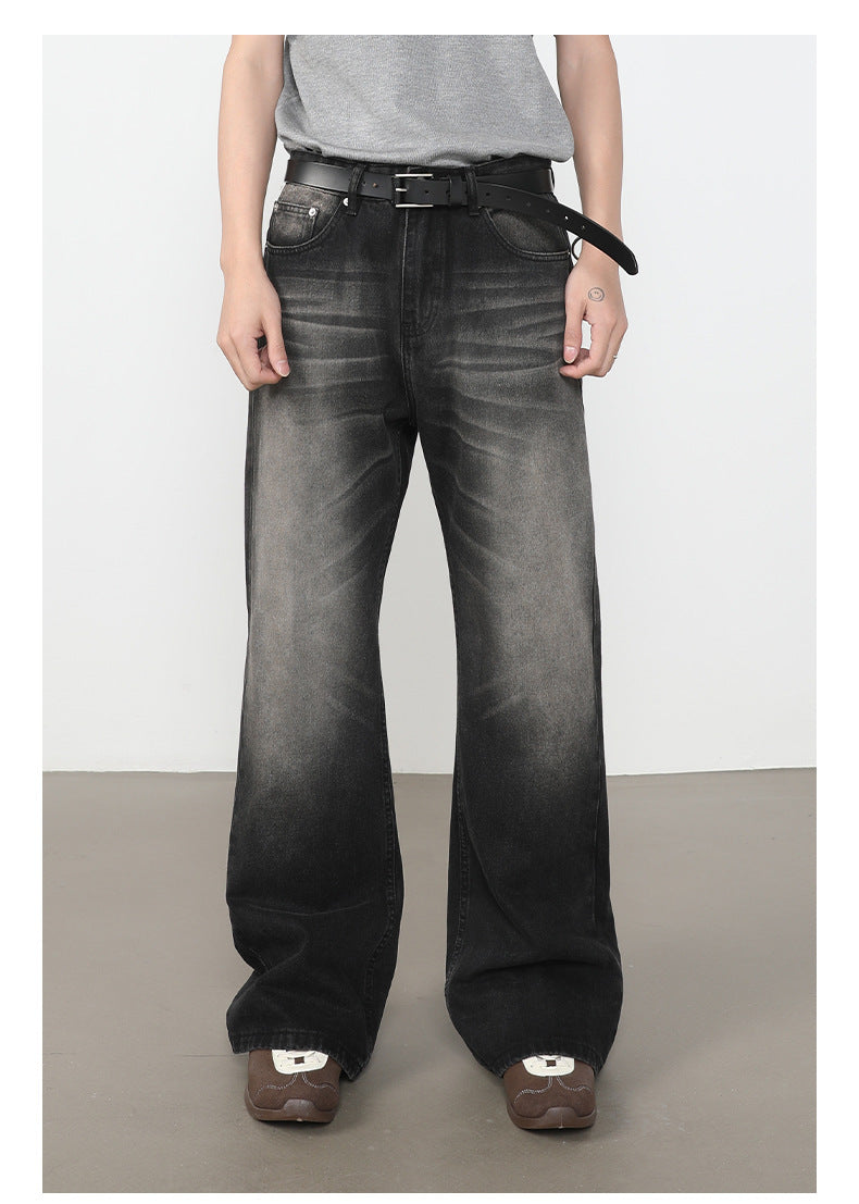 Washed Bootcut Jeans