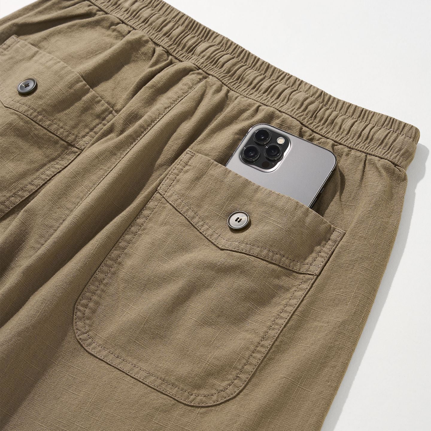 Linen Wide Leg Pants , - Streetwear Pants - Slick Street