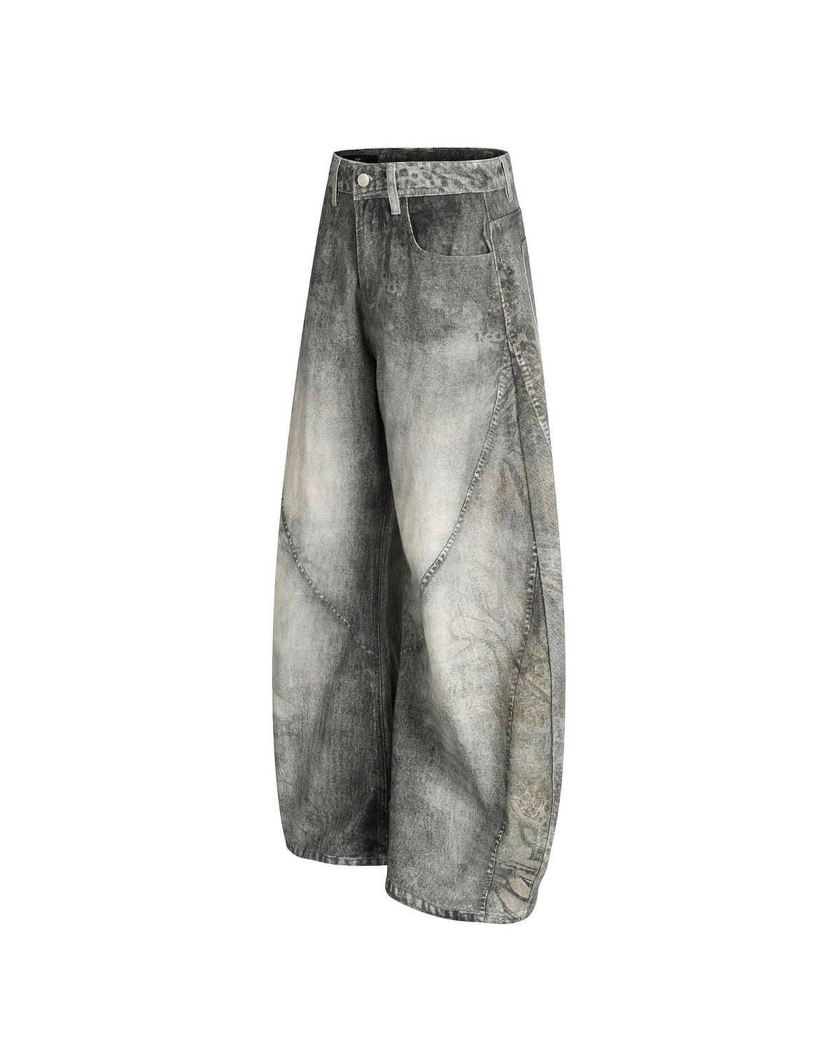 Dirty Grey Blade Jeans , - Streetwear Jeans - Slick Street