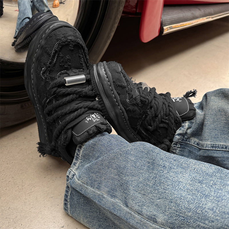 Wraith Low - Triple Black , - Streetwear Shoes - Slick Street