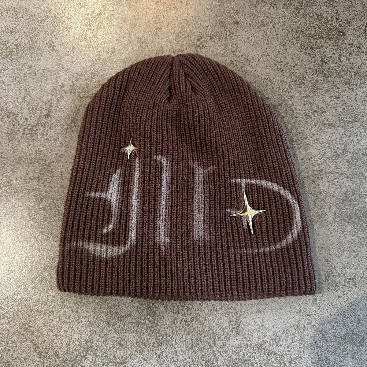 Metallic Star Beanie
