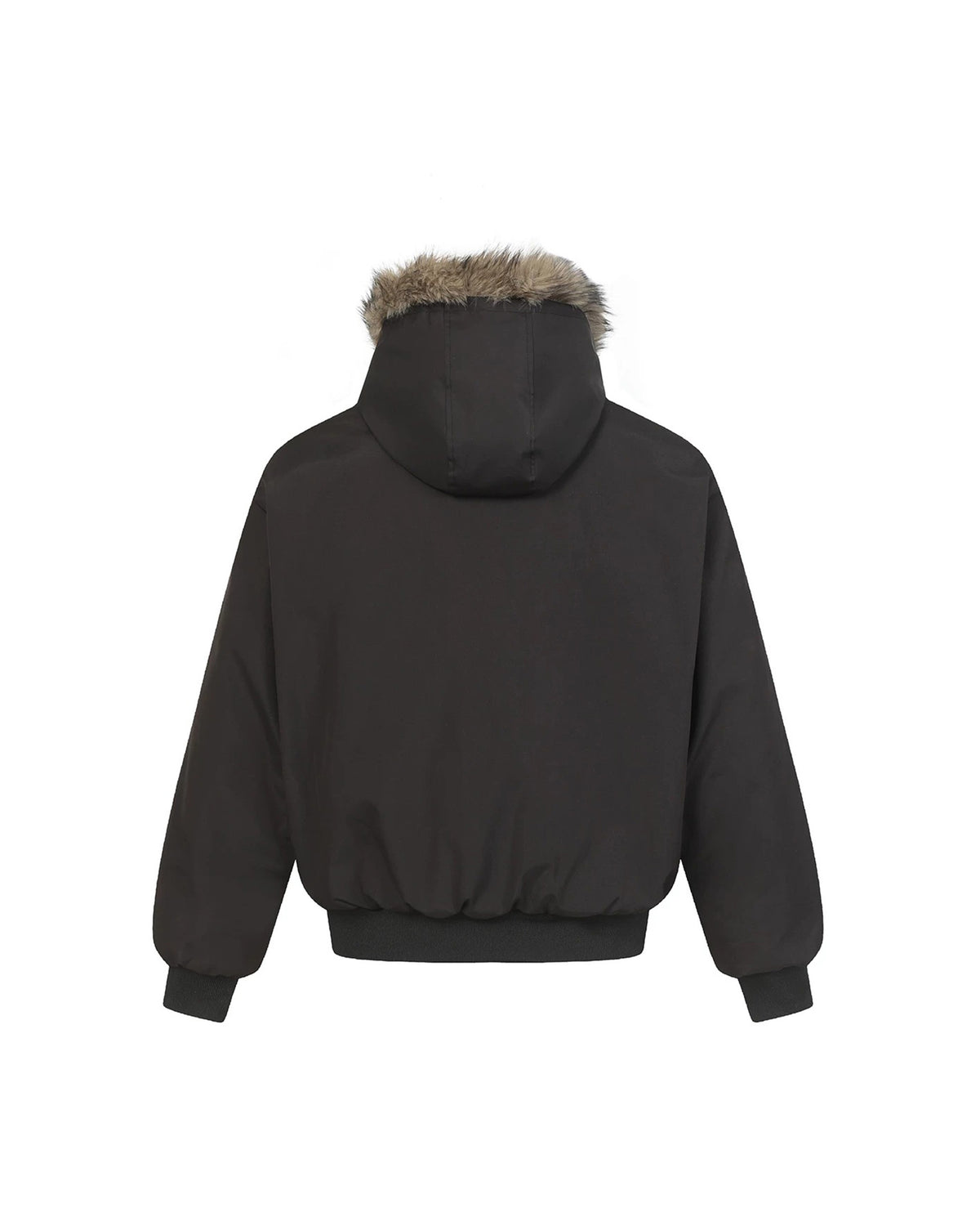 Ares 1985 Fur Hood Bomber Jacket , - Streetwear Jacket - Slick Street