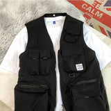Versatile Outdoor T-Shirt + Vest Set Black, XS - Streetwear Vest - Slick Street
