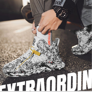 Ghost Runners - Arctic Marble , - Streetwear Shoes - Slick Street