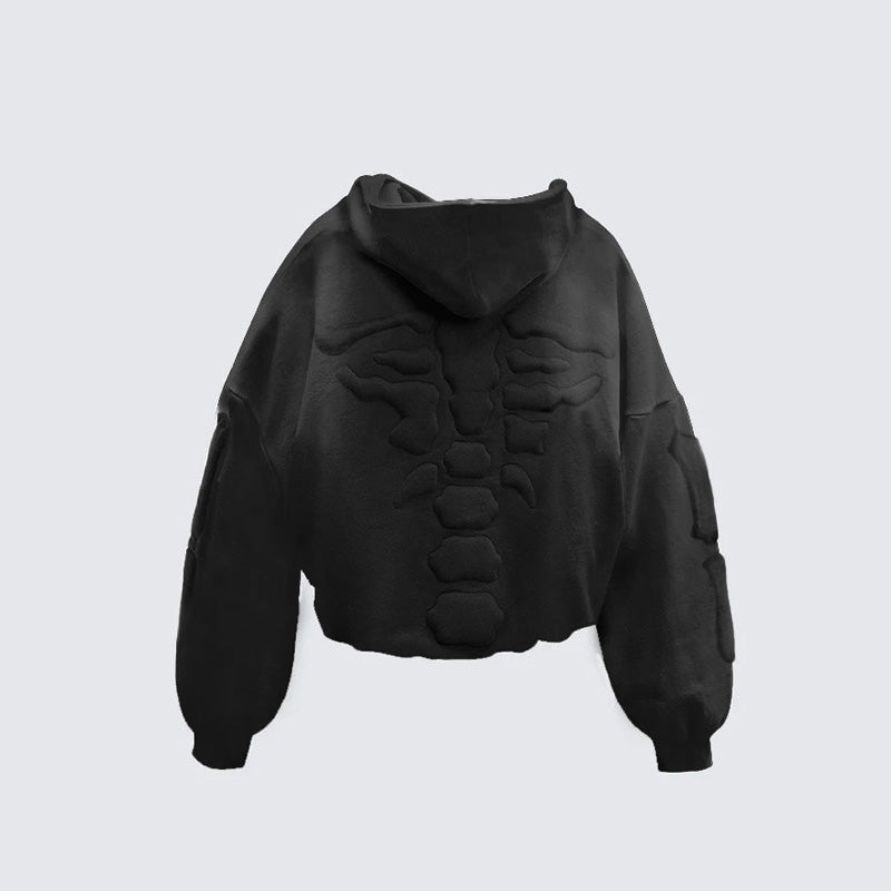 Skeleton 'Underworld' 3D Hoodie , - Streetwear Hoodie - Slick Street